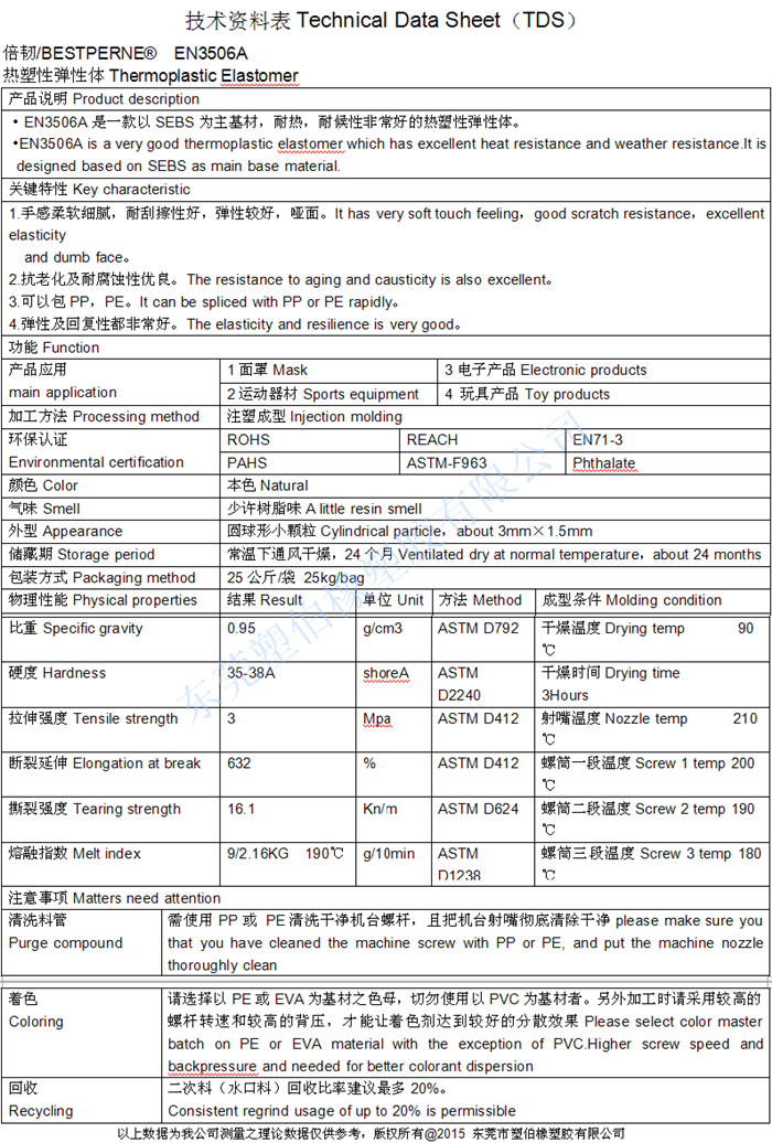 tpe眼鏡面罩料成型規(guī)格書(shū)